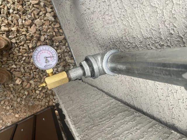 Water line leak detection