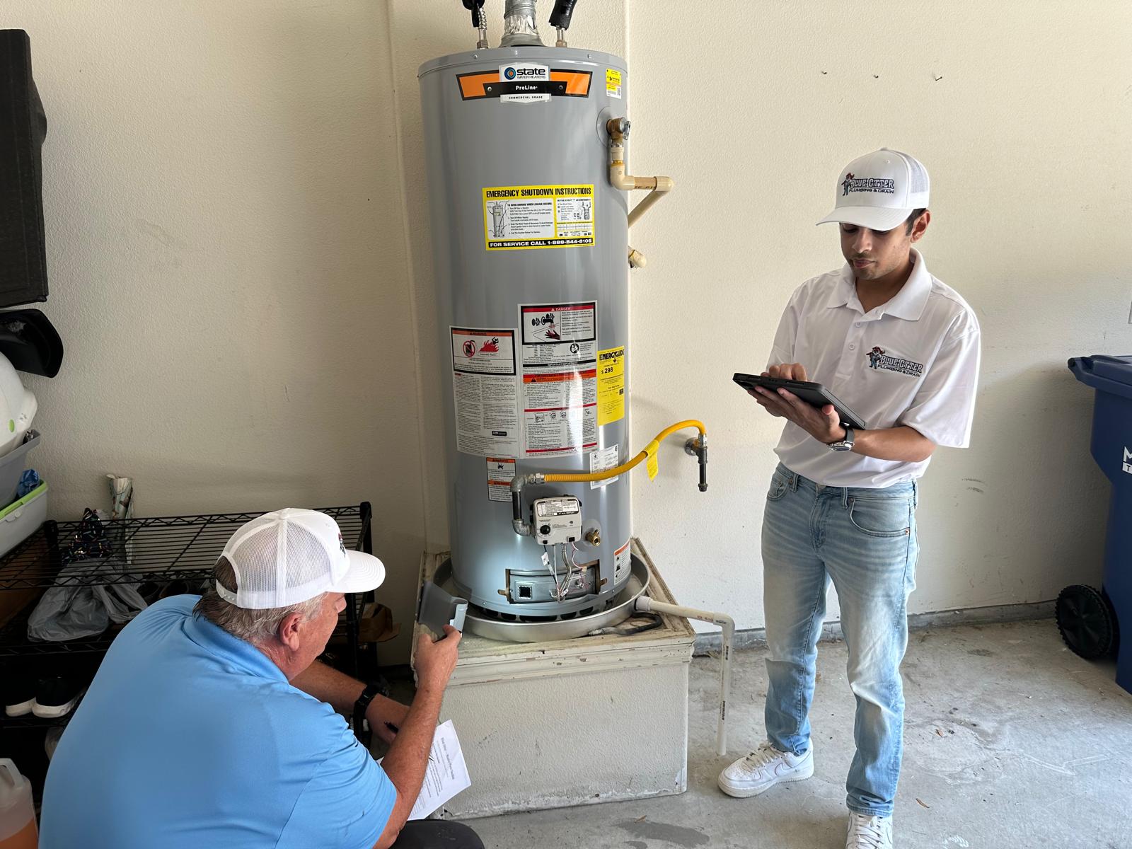 Water heater diagnostics